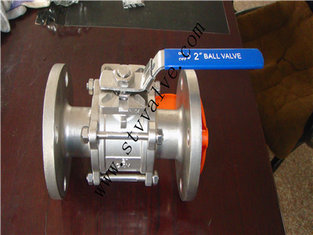 3pc ball valve with flange