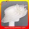 New design elegant Church sinamay hats for women ,Sinamay wide brim church hat supplier