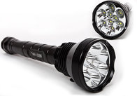 Super Bright 11000Lm 9X CREE T6 LED Police Patrol Flashlight Hunting flashlight
