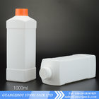 High qulity 1000ml plastic HDPE bottles for liquid 1000ml detergent bottle