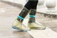 Transparent High Tube Boots Sets Anti-Skid Shoes Outdoor Thickening Wear Waterproof Rain Shoes Cover