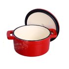 Mini Enameled cast iron cookware infants 10cm round soup pot home multi-function complementary food pot exports France