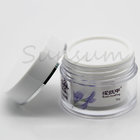 China Supplier 30g Luxury Plastic Cosmetic Packaging Double Wall Cream Jar