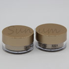 15g Luxury Matte Golden Plastic Cosmetic Double Wall Cream Jar