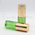China Supplier 50ml Green Plastic Face Cream Lotion Pump Bottle With Golden Cap
