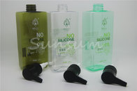 500ml Empty Shampoo and Shower Gel PET Plastic Square Bottle