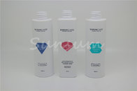 150ml White Matte Plastic Cosmetic Shampoo Bottle with Sliver Lotion Pump