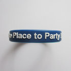 Embossed Silicone Bracelets for Promotional, Embossed Silicone Wristband