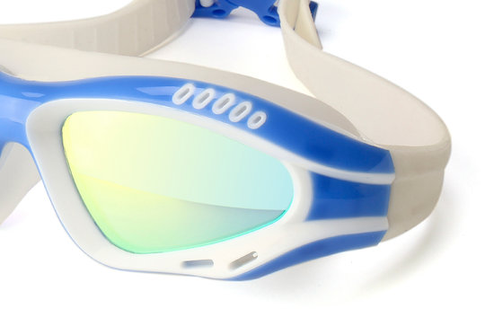 China Novelty adults swimming pool adjustable professional swimming goggles large box waterproof excellent Anti fog effect vis supplier