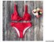 2019 Sexy swimming suit for women Push Up Bikini Flower Swimsuit Bathing Suit Swimwear Biquinis Summer Beach Wear supplier