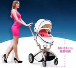 Aluminum 3 in 1 Baby pushchair stroller and carrycot and carseat baby stroller 3 in 1