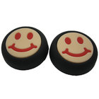 Honbay Smile face pattern pack Thumbstick Thumb Grip Cap Stick Joystick sets Cover Case Silicon Cap for PS4 Xbox one PS3