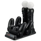 4 in 1 Dual charging Dock station stand Holder for PS4 PS Move