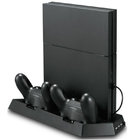Cooling Fan Vertical Stand Charging Station with Dual charger for PS4 Slim Vertical Stand