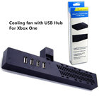 Cooling Fan Cooler with 4 USB Port for Xbox One Black color with Gift Box package