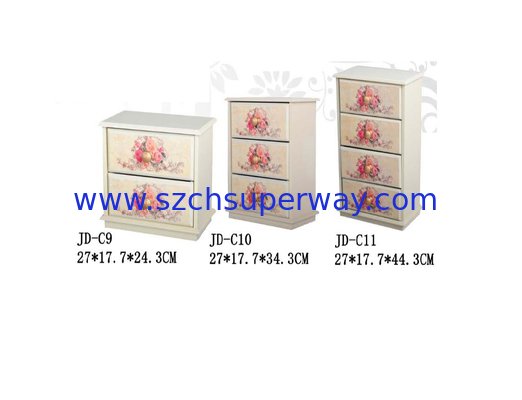 luxury multifunctional  Wooden storag box cabinet / JD-C9/10/11/22*13*24.3/34.3/44.3cm