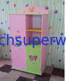 Superway 2015 High -quality fairy and butterfly Wooden kids cabinet for storage