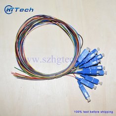 China 12 Pack of SC Fiber Optic Pigtail 0.9mm SM SC Fiber Pigtails supplier