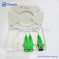 China 1~4Cores Fiber Optic Terminal Box FTTH Box Both SC SX and DX  Fiber Adapter supplier