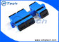 ST , FC , SC , LC Optical Fiber Adapter , Singlemode / Multimode Fiber Optic Adapter supplier