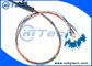 LC Ribbon Type Fiber Optic Pigtail 12Cores Singlemode Multimode Without Jacket supplier
