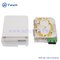 2Cores SC / APC Fiber Optic Termination Box , 1 Port 2 Cores Fiber Optic Faceplate supplier