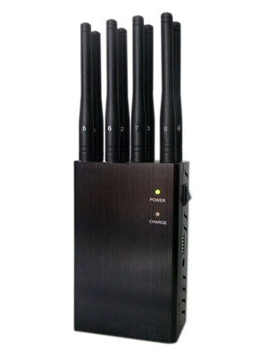 Handheld 8 Bands Portable Cell Phone Jammer