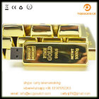 engraving logo crystal gold bar usb flash drive