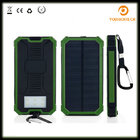2018 solar portable usb 8000mah Waterproof Slim Battery Instructions charger Solar Power Bank