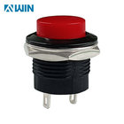PB02 series SPST Momentary Two Pin Push Button Switch Cut-out 16mm
