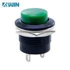 PB02 series 16MM round push button switch with Off-(On) momentary action
