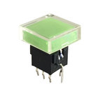 China DPDT PCB Latch Push Button Switch With LED Illuminated