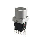 China DPDT PCB Latch Push Button Switch With LED Illuminated