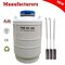 China liquid nitrogen dewar 30L with straps 6 canisters price in KZ supplier