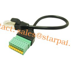 China RJ45-8pins to Ethernet-LAN-Wired-Network-Adapter Cable pin space 2.5mm supplier