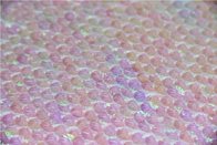 Creative Pink Round Shell Sequin Fabric