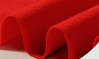 wholesale red super soft polyester single brush velcro loop velvet fabric