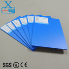 Colored pvc board blue 3mm high density forex sheet color pvc flexible plastic sheet decoration material celuka board