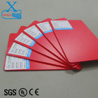 Color pvc flexible plastic sheet 3mm red color pvc foam board for NewYear decoration material or pvc packaging box mater