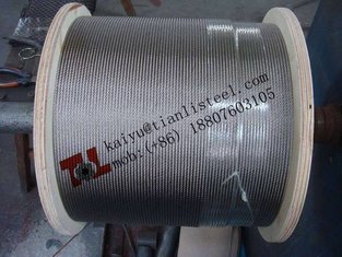 6x37+IWRC Stainless Rope A2 304 A4 316 diameter 12mm