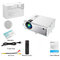 Low noise 1800 lumens LED 720P/1080P home theater projector LCD mobile phone multimedia projector C8 supplier