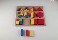 Tiger montessori- educational toys for kids-wooden color blocks