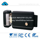 Hot Selling Electric Rim Lock Yale Gate Door Lock with Black Color, Solid Brass Latch