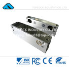 12V~24V DC Electric Bolt Lock Glass Door Easy Installation with Bright Zinc Body for Intercom System