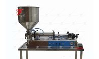 Small Cream Paste Filling Machine, Semi Automatic Filling Machine With Hopper For Chemical,Semi Automatic Filling Machin