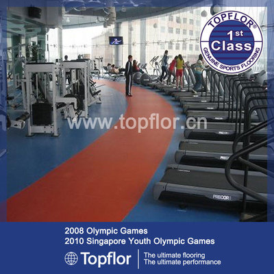 China PVC Gym Flooring for Fitness Floor supplier