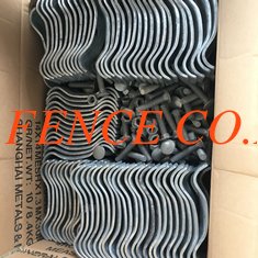 Galvanized Temporary Fence Panels, Clamps, Plastic Base for Sale