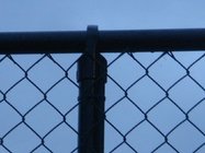 RAL6005 1.6/2.5mm chain linked fencing , chain wire fencing for sport and gardening