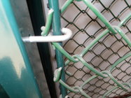 Sport Field Plastic Coated Chain Link Fencing , 9 Gauge Chain Link Wire Mesh Fencing
