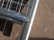 temporary mesh fencing panels hot dipped galvanized 42 microns zinc layer anti corrosion 2.1m x 2.4m temp site fencing